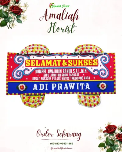 Karangan Bunga Ucapan Selamat di Sidapurna